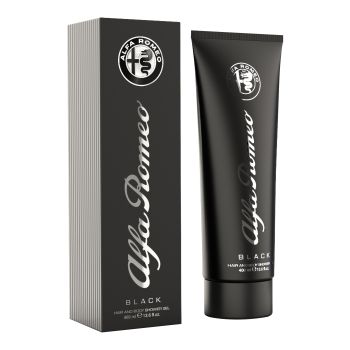 ALFA ROMEO BLACK plaukų ir kūno prausiklis, 400 ml