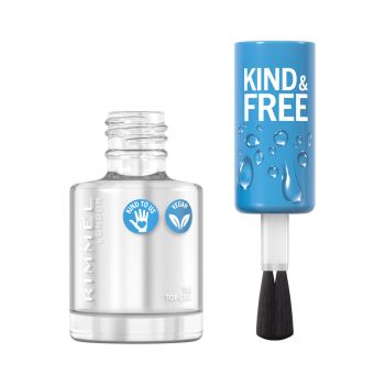 RIMMEL KIND & FREE viršutinis nagų lako sluoksnis, 8 ml