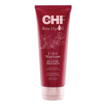 CHI ROSE HIP OIL COLOR NURTURE RECOVERY TREATMENT plaukų kaukė, 237 ml