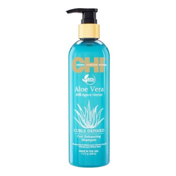 CHI ALOE VERA CURLS DEFINED plaukų šampūnas, 340 ml
