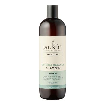 SUKIN NATURAL BALANCE plaukų šampūnas, 500 ml