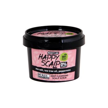 BEAUTY JAR HAPPY SCALP galvos odos šveitiklis, 100 g