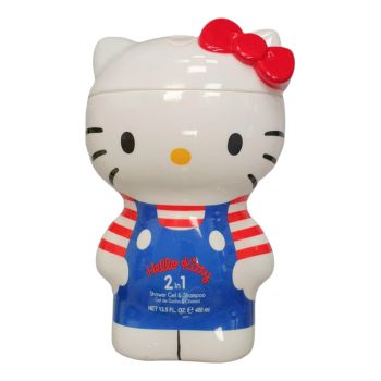 HELLO KITTY 2 IN 1 dušo želė ir plaukų šampūnas, 400 ml