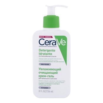 CERAVE DETERGENTE IDRATANTE valomasis kremas želė, 236 ml