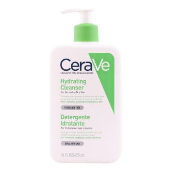 CERAVE HYDRATING veido ir kūno odos valiklis, 473 ml