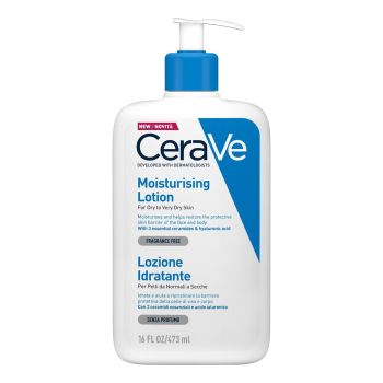 CERAVE MOISTURISING veido ir kūno losjonas, 473 ml