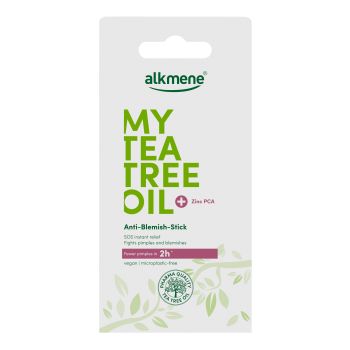 ALKMENE MY TEA TREE OIL ANTI BLEMISH STICK veido želė, 15 ml