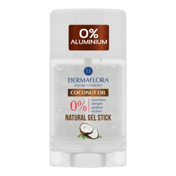 DERMAFLORA COCONUT OIL pieštukinis dezodorantas želė, 50 ml