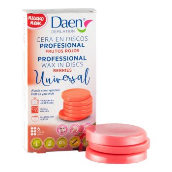 DAEN PROFESSIONAL veido ir kūno depiliacinio vaško diskeliai (6 vnt.)