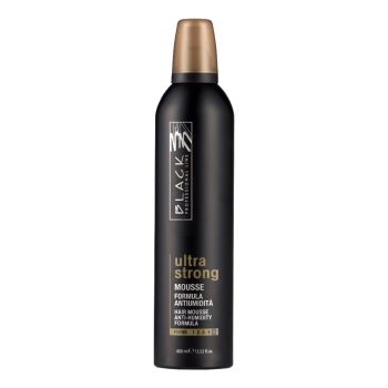 BLACK ULTRA STRONG plaukų putos, 400 ml