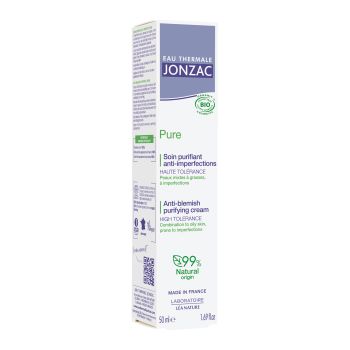 EAU THERMALE JONZAC PURE ANTI-BLEMISH PURIFYING veido kremas, 50 ml