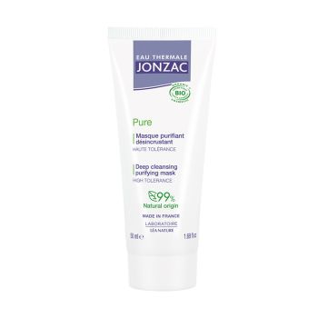 EAU THERMALE JONZAC PURE DEEP CLEANSING PURIFYING veido kaukė, 50 ml
