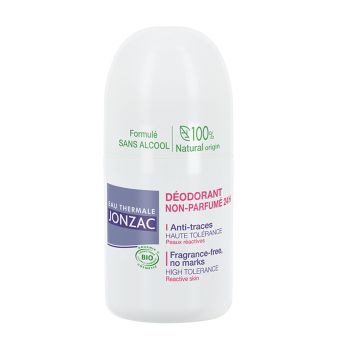 EAU THERMALE JONZAC 24H FRAGRANCE FREE HIGH TOLERANCE rutulinis dezodorantas, 50 ml