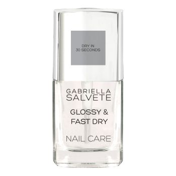 GABRIELLA SALVETE GLOSSY & FAST DRY viršutinis nagų lako sluoksnis, 11 ml