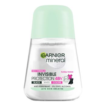 GARNIER MINERAL INVISIBLE PROTECTION rutulinis dezodorantas, 50 ml