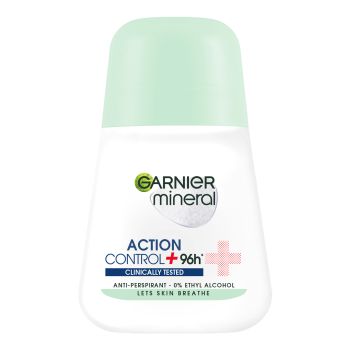 GARNIER MINERAL ACTION CONTROL 96H rutulinis dezodorantas, 50 ml