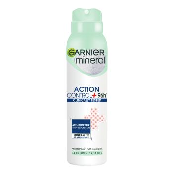 GARNIER MINERAL ACTION CONTROL 96H purškiamas dezodorantas, 150 ml