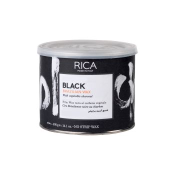 RICA BLACK BRAZILIAN kūno depiliacinis vaškas, 400 ml