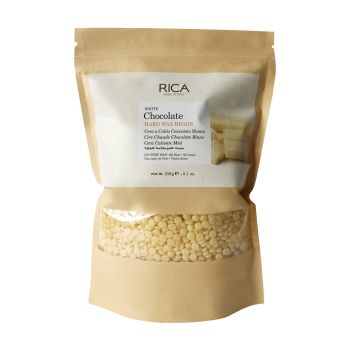 RICA WHITE CHOCOLATE depiliacinis kietasis vaškas, 150 g