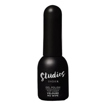 STUDIOS DIDIER VELOURE NO WIPE viršutinis gelinio nagų lako sluoksnis, 8 ml