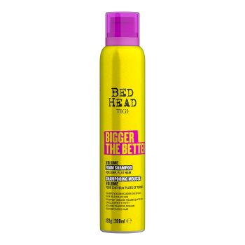 TIGI BED HEAD BIGGER THE BETTER VOLUME plaukų putos šampūnas, 200 ml