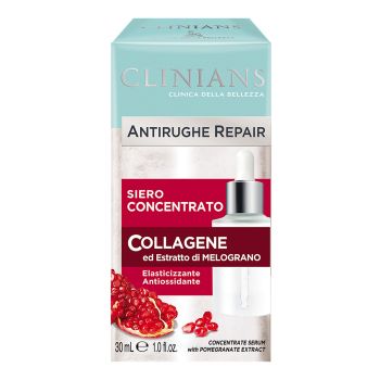 CLINIANS ANTIRUGHE REPAIR COLLAGENE veido serumas, 30 ml