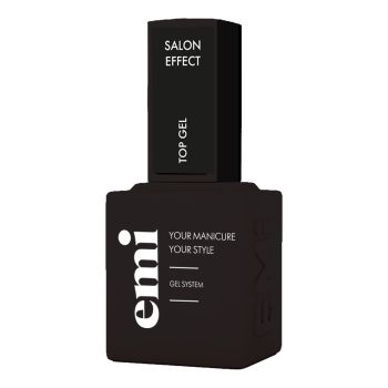 E.MILAC SALON EFFECT gelinio nagų lako viršutinis sluoksnis, 9 ml