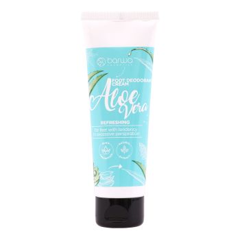 BARWA ALOE VERA REFRESHING pėdų kremas dezodorantas, 75 ml