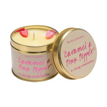 BOMB COSMETICS CARAMEL & PINK PEPPER kvapni žvakė