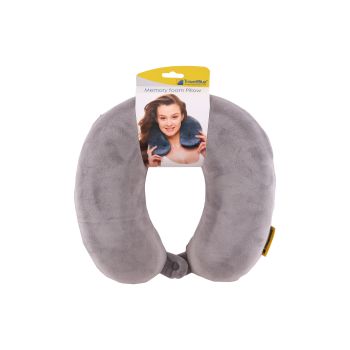 TRAVEL BLUE MEMORY FOAM PILLOW kelioninė kaklo pagalvėlė