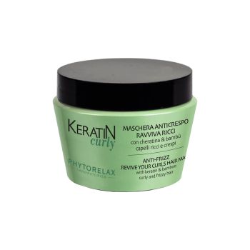 PHYTORELAX KERATIN CURLY plaukų kaukė, 250 ml
