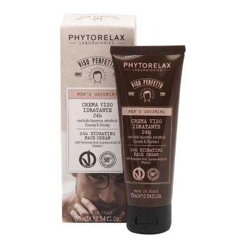 PHYTORELAX MEN 24H HYDRATING veido ir paakių kremas, 75 ml
