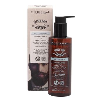 PHYTORELAX MEN 2IN1 barzdos ir veido prausiklis, 200 ml