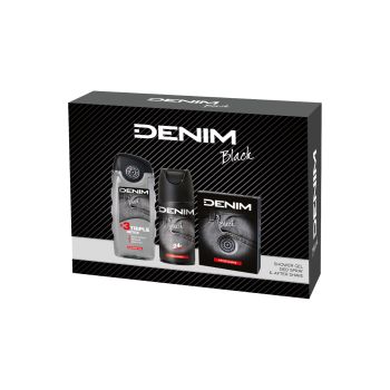 DENIM BLACK vyrų kosmetikos rinkinys