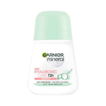 GARNIER HYALURONIC CARE 72H rutulinis dezodorantas, 50 ml