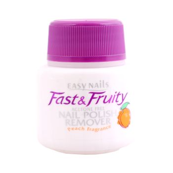 EASY NAILS FAST & FRUIT nagų lako valiklis, 50 ml