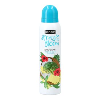 SENCE SPRAY TO BLOOM TROPICAL JOY & COCONUT purškiamasis dezodorantas, 150 ml