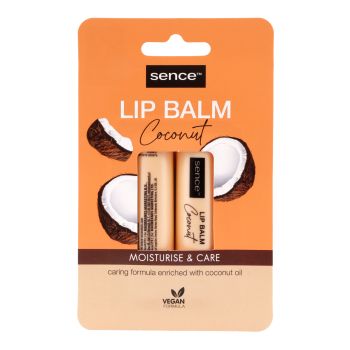 SENCE COCONUT lūpų balzamai (2 x 4,3 g)