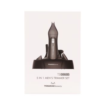 TOUCH BEAUTY 5 IN 1 MEN'S vyrų veido ir kūno plaukų kirpiklis
