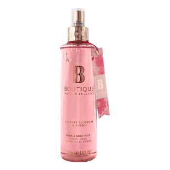 BOUTIQUE CHERRY BLOSSOM & PEONY plaukų ir kūno dulksna, 250 ml