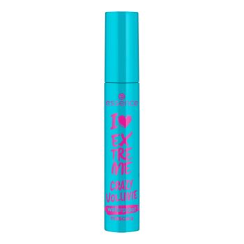ESSENCE I LOVE EXTREME CRAZY VOLUME vandeniui atsparus blakstienų tušas, 9,5 ml