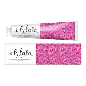 OHLALA DENTIFRICE FRAMBOISE MENTHE dantų pasta, 75 ml