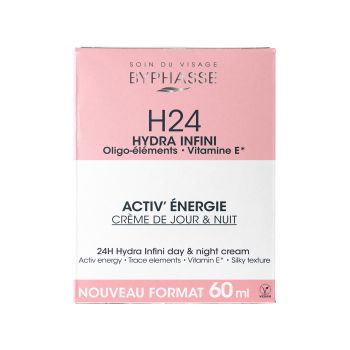 BYPHASSE HYDRA INFINI H24 dieninis ir naktinis veido kremas, 60 ml