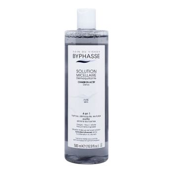 BYPHASSE SOLUTION PURE SKIN 4 IN 1 micelinis vanduo, 500 ml