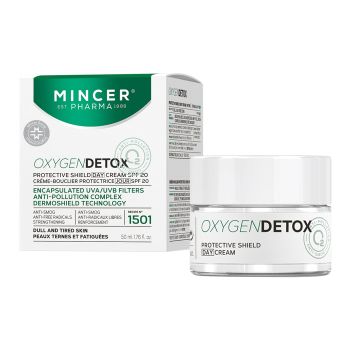 MINCER OXYGEN DETOX SPF20 dieninis veido kremas, 50 ml