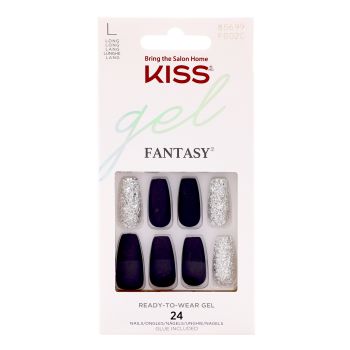 KISS GEL FANTASY priklijuojami dirbtiniai nagai (24 vnt.)