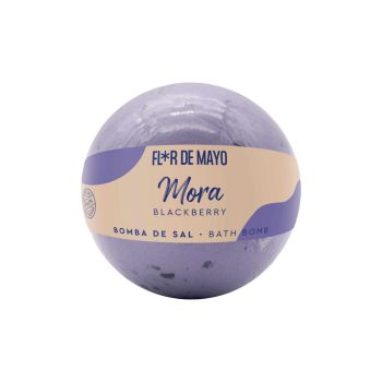 FLOR DE MAYO MORA vonios druskos burbulas, 200 g