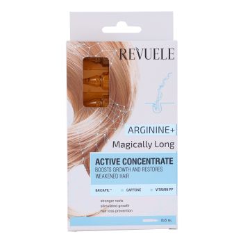 REVUELE ARGININE + MAGICALLY LONG plaukų skystis ampulėse (8 x 5 ml)