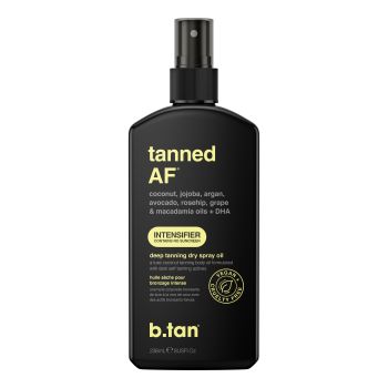 B.TAN TANNED AF INTENSIFIER kūno įdegio aliejus, 236 ml