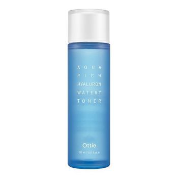 OTTIE AQUA RICH HYALURON WATERY veido tonikas, 150 ml